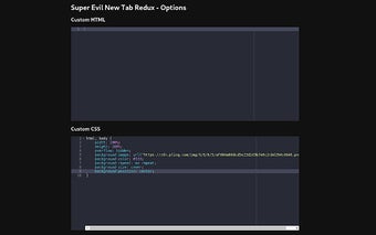 Super Evil New Tab Redux