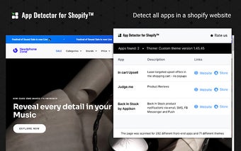 App Detector for Shopify