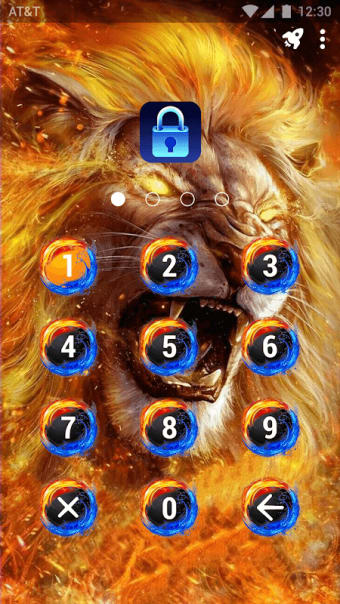 Roar Lion - App Lock Master Theme