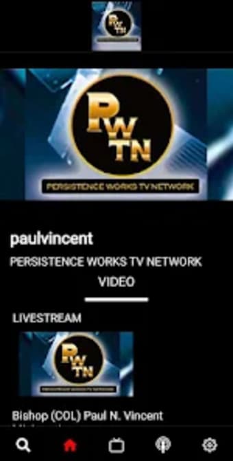 PERSISTENCE WORKS TV NETWORK
