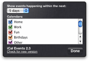 iCal Events