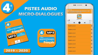 Pistes audio : mes apprentissages en français 4AEP