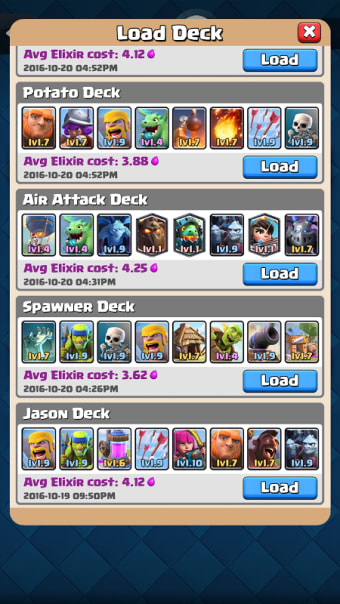 Counter Deck Calculator for CR