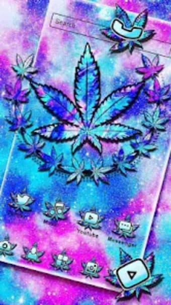 Colorful Weed Themes Live Wall