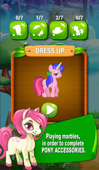 Pony Bubble Shooter DressUp