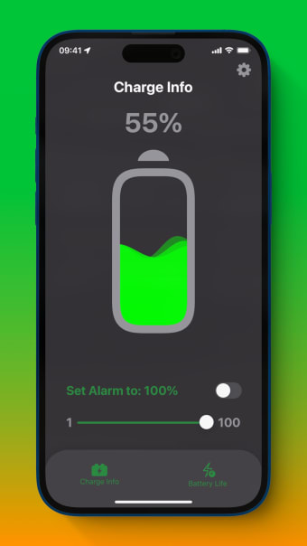 CHARGEX  Battery Life  Alert
