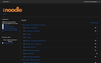 Darkmode für TH Köln Moodle