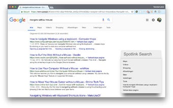 Spotlink - Mouseless browsing