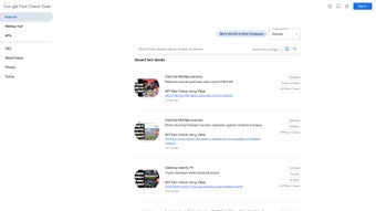 Imagen 0 para Google Fact Check Explore…