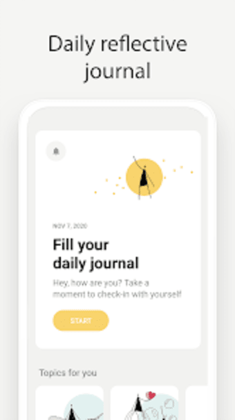 Reflect - guided daily journal