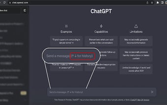 ChatGPT Prompt History