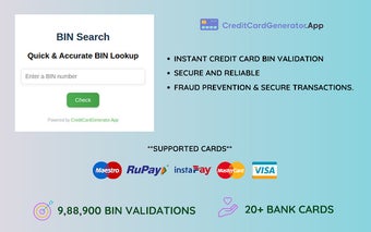 BIN Search: Quick & Accurate BIN Lookup tool