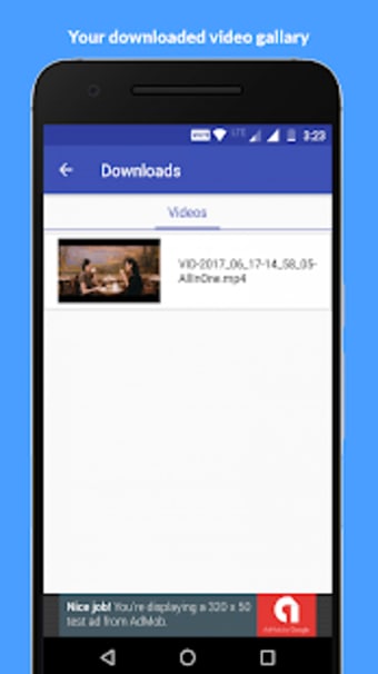 Instant Free Video Downloader App  1 Tap Download