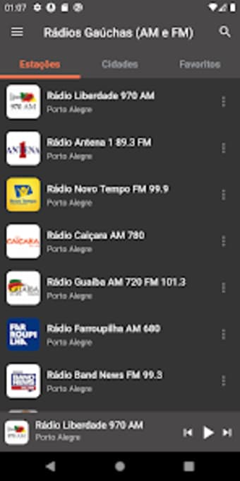 Rádios Gaúchas AM e FM