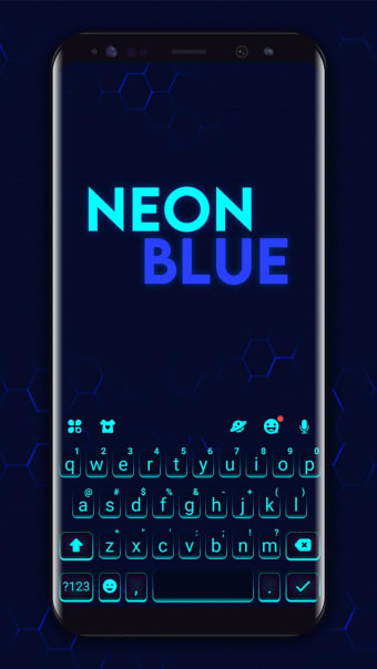 Neon Blue Theme