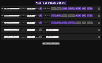 Auto Page Opener