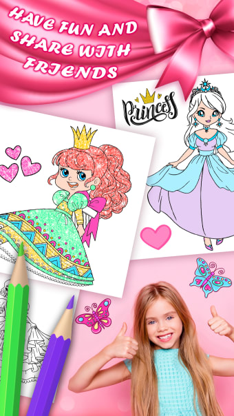 Princess Coloring Girls Game