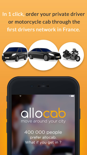 Allocab VTC et Taxi Moto