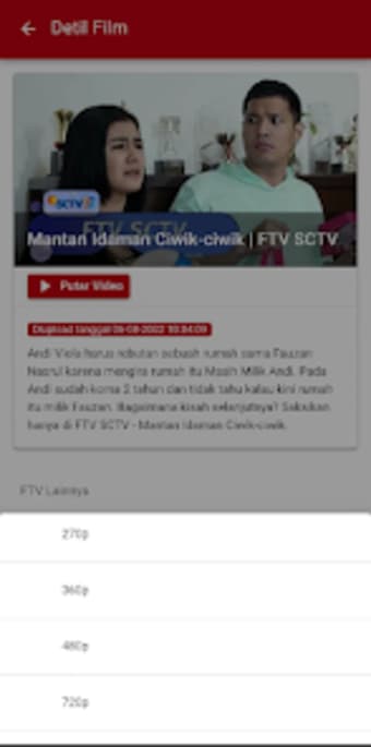 Nonton FTV SCTV Lengkap 2022