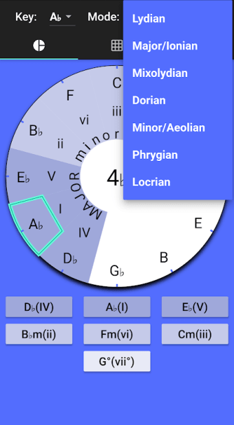 Easy Circle of Fifths (no ads, 100% free)