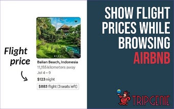 TripGenie: Flight prices for Airbnb