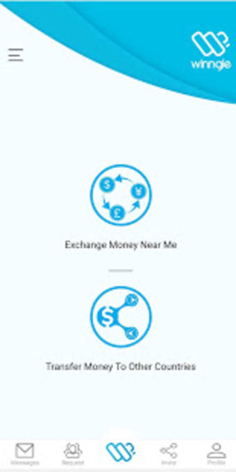 Winngie Exchange Currency and Send Money