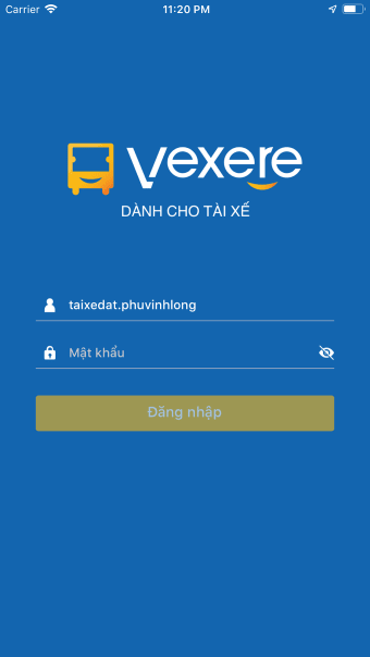 VeXeRe - Tài xế