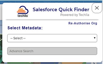 Salesforce Quick Finder