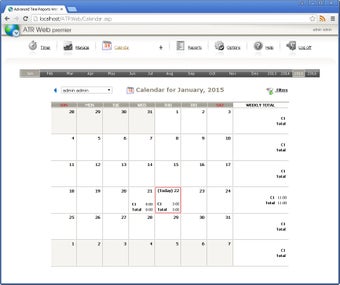 Advanced Time Reports Web Premier