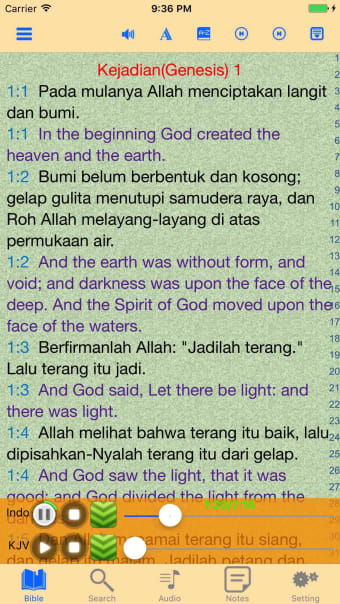 Alkitab Indonesian-English Bilingual Audio Bible