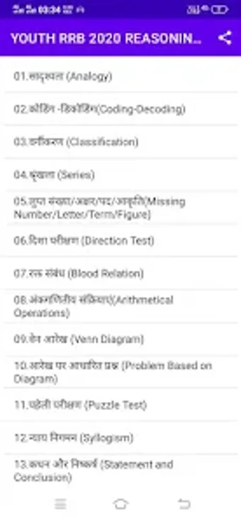 Railway Youth Reasoning Book