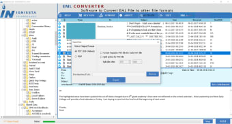 convert eml to pdf file