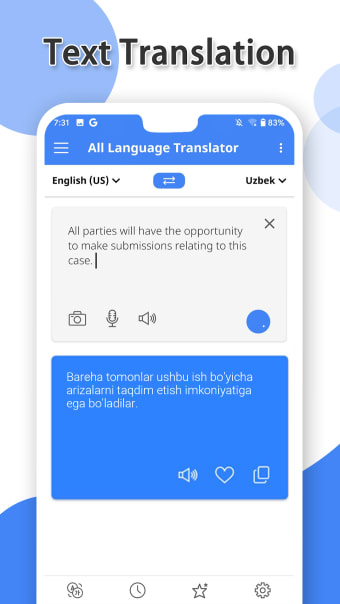 Voice Text Translator
