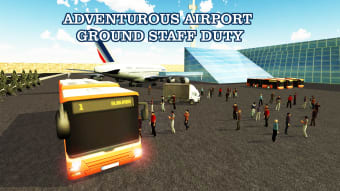 Airport Flight Crew Simulator  Driving 3D Game