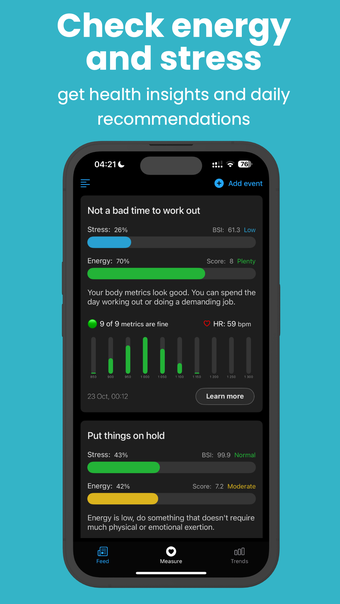 Wellhero: Stress Monitor  HRV