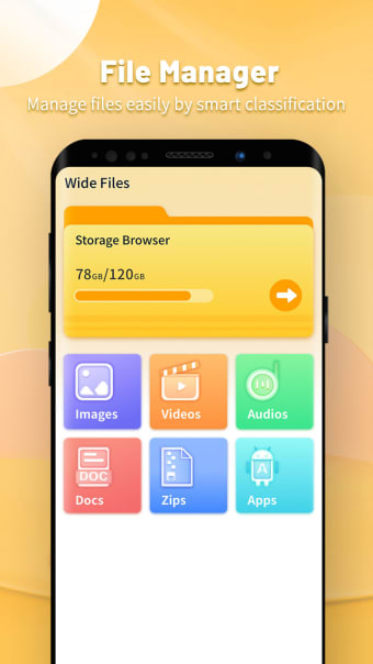 Wide Files: Manager  Cleaner
