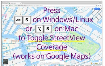 Toggle StreetView Coverage