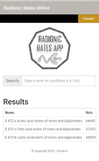 Radionic Rates Online
