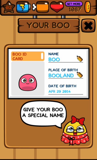 My Boo Virtual Pet  Mini Game