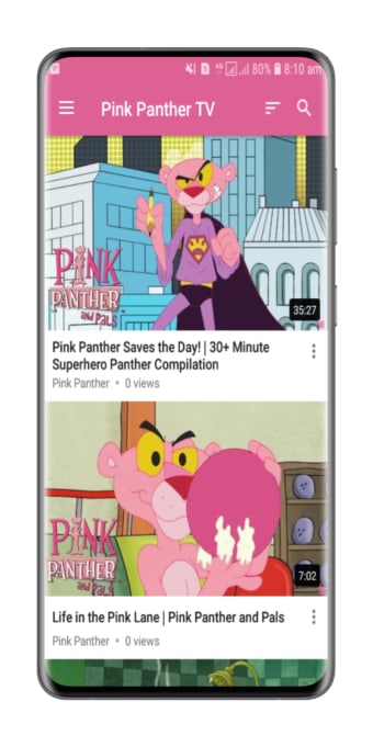 Pink Panther Cartoon TV Videos