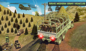 Offroad Army Transporter Truck Driver: Army Games