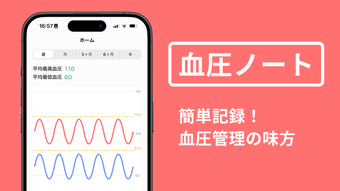 血圧ノート 2024 - 血圧記録をかんたんに