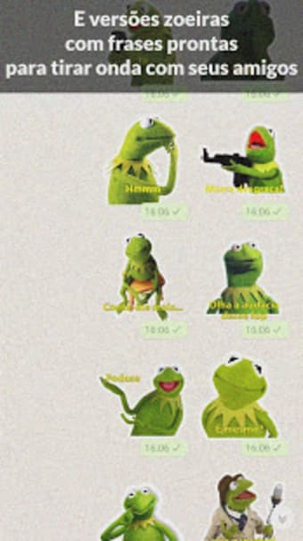 Stickers Kermit Zoeiro Meme