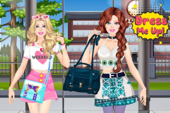 College Student Fashion Dress Up Game for girls