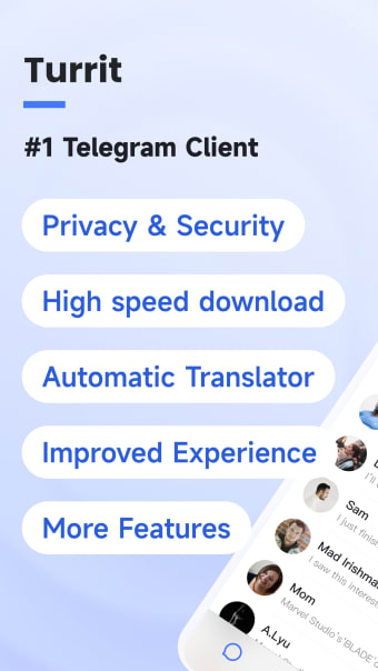 Turrit-Messenger for Telegram