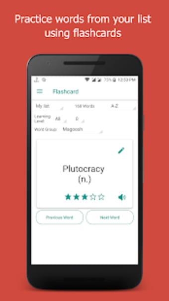 Word Store: save practice and learn vocabulary