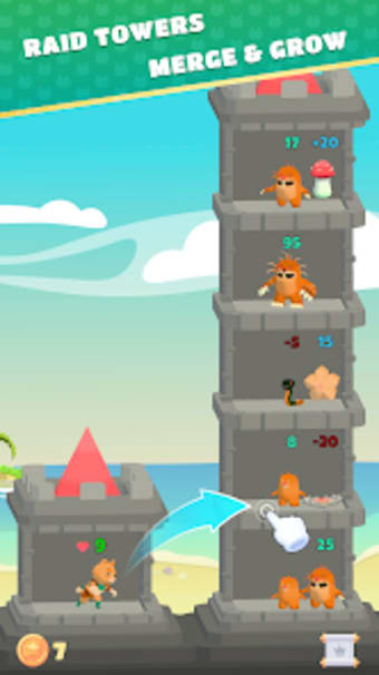 Cats  Towers: Merge Puzzle 3D