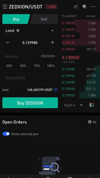 Zedxion Exchange App