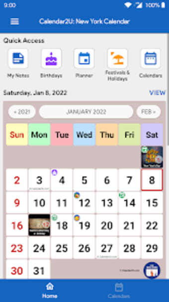 Calendar2U - NY Calendar 2023