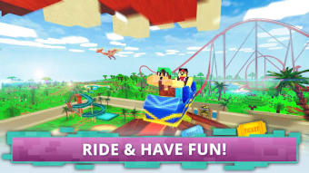 Dino Theme Park Craft: Ride Dinosaur Rollercoaster